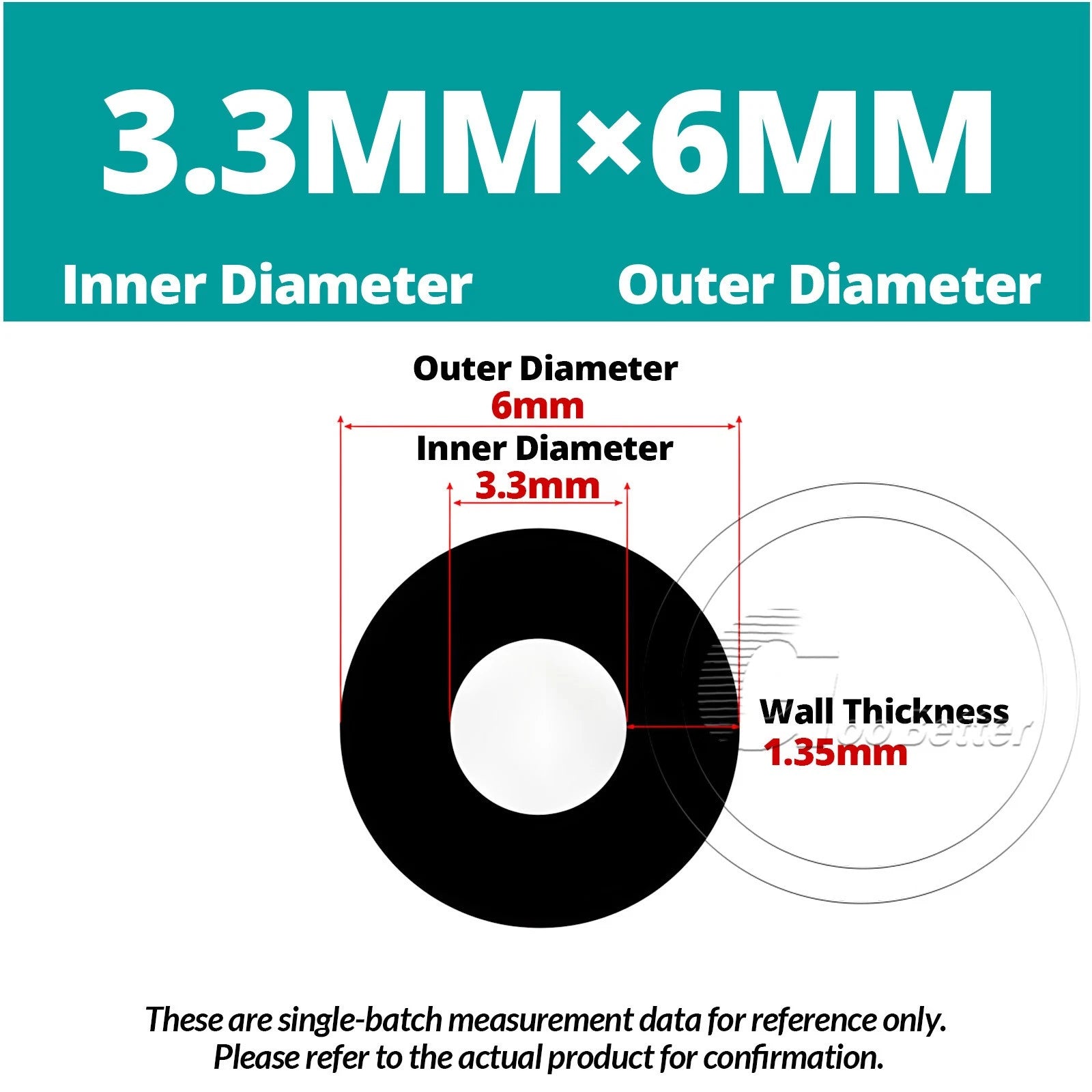 Black Silicone Rubber Tube – ID 0.5–60mm × OD 1–68mm Flexible Hose Pipe