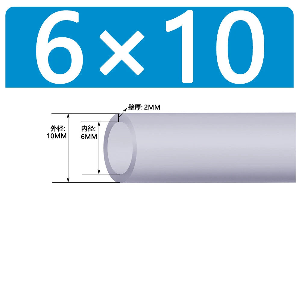 Food Grade Clear Silicone Tube Beer Milk Hose Pipe Soft Rubber ID 0.5mm - 38mm