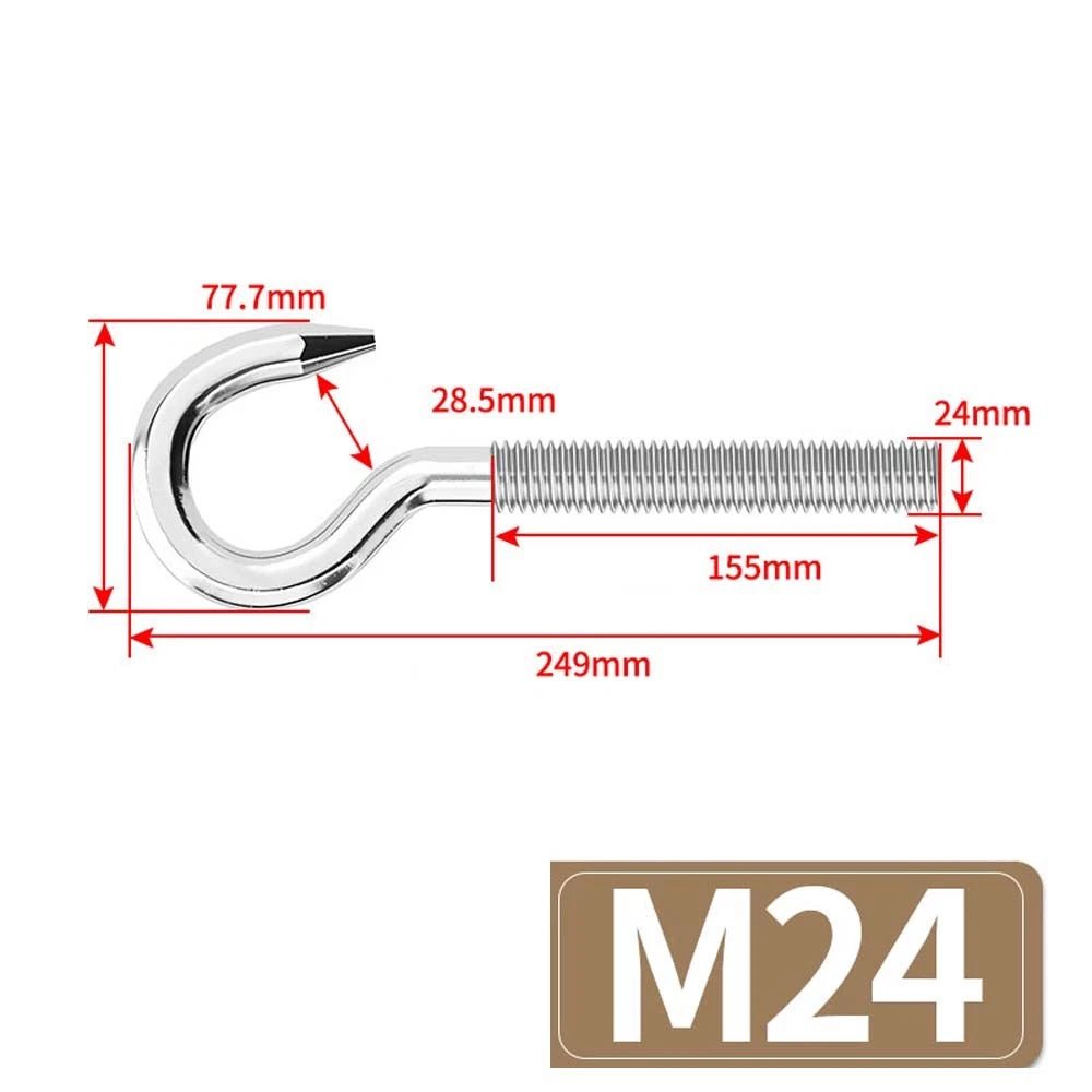 Metric Eye Bolt & Hook Screw — Stainless Steel, M4–M24, Standard & Left Hand Thread - HomeDIYer