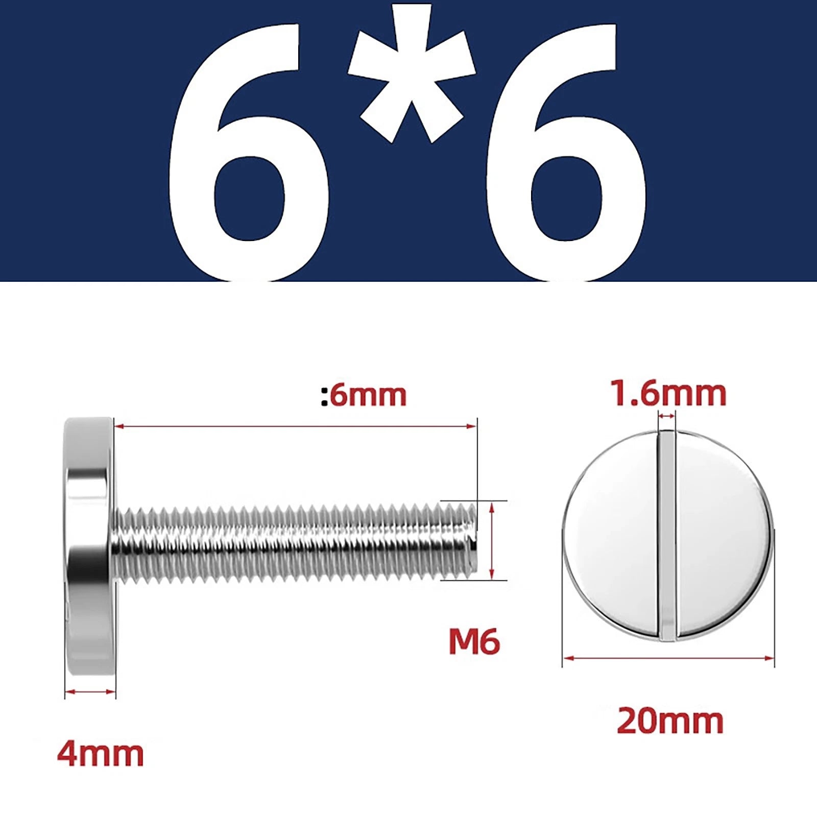 A2 Stainless Steel Slotted Large Head Machine Screws — Wide Pan Bolt DIN 921 | M2–M10