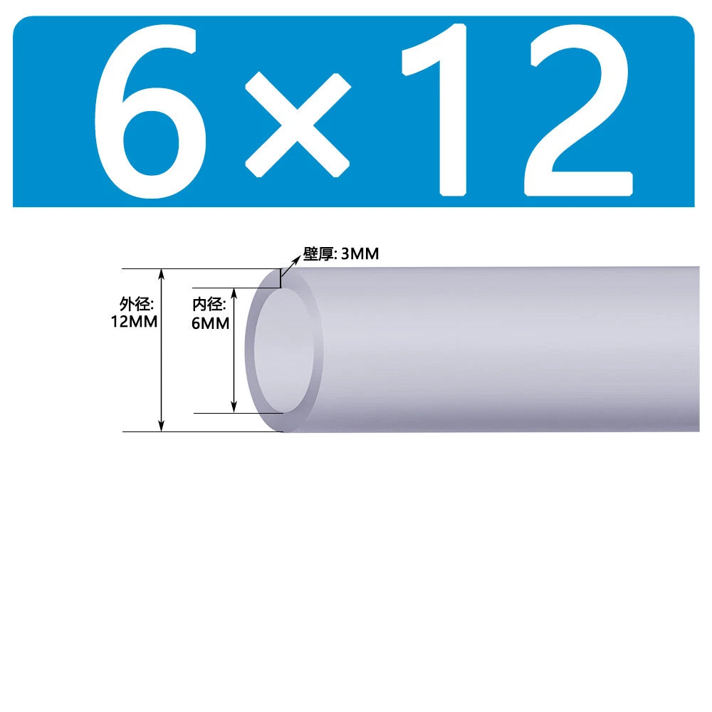 Food Grade Clear Silicone Tube Beer Milk Hose Pipe Soft Rubber ID 0.5mm - 38mm