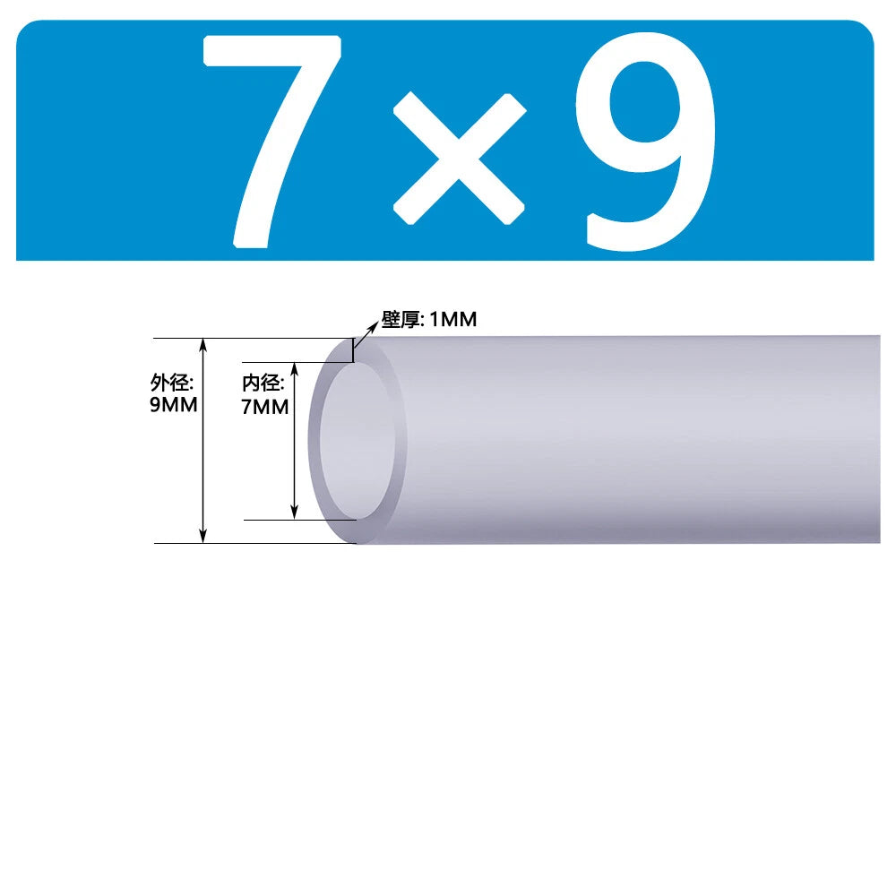 Food Grade Clear Silicone Tube Beer Milk Hose Pipe Soft Rubber ID 0.5mm - 38mm