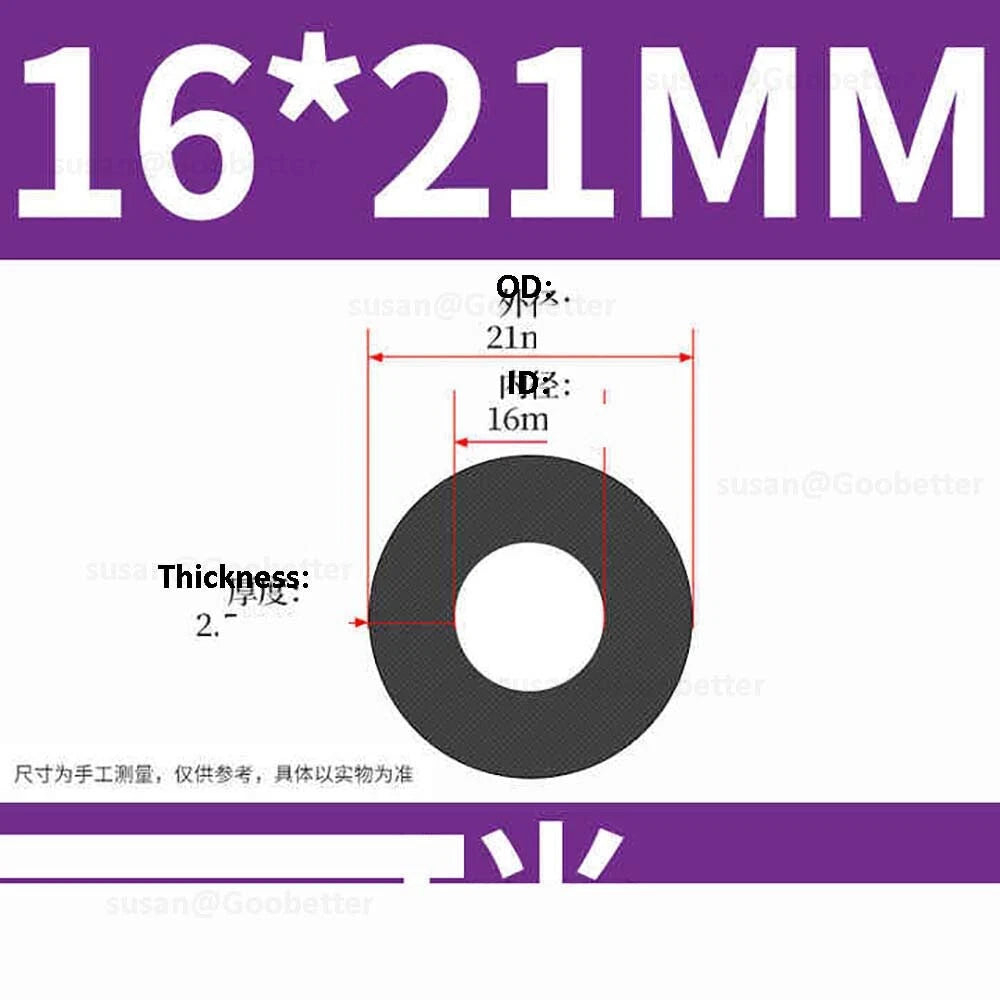 Silicone Hose Pipe Tube Water Air Black Rubber Tubing Tube ID 0.5mm to 38mm