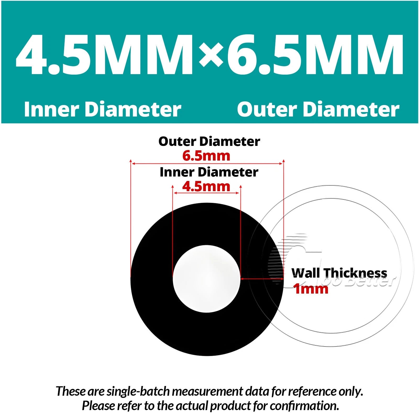 Black Silicone Rubber Tube – ID 0.5–60mm × OD 1–68mm Flexible Hose Pipe