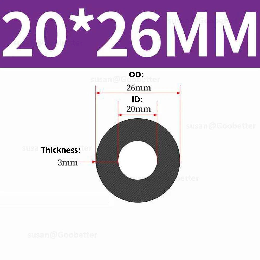 Silicone Hose Pipe Tube Water Air Black Rubber Tubing Tube ID 0.5mm to 38mm