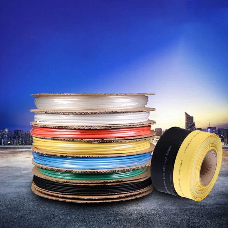 Heat Shrink Tubing Roll — 1mm to 10mm, Multiple Colors