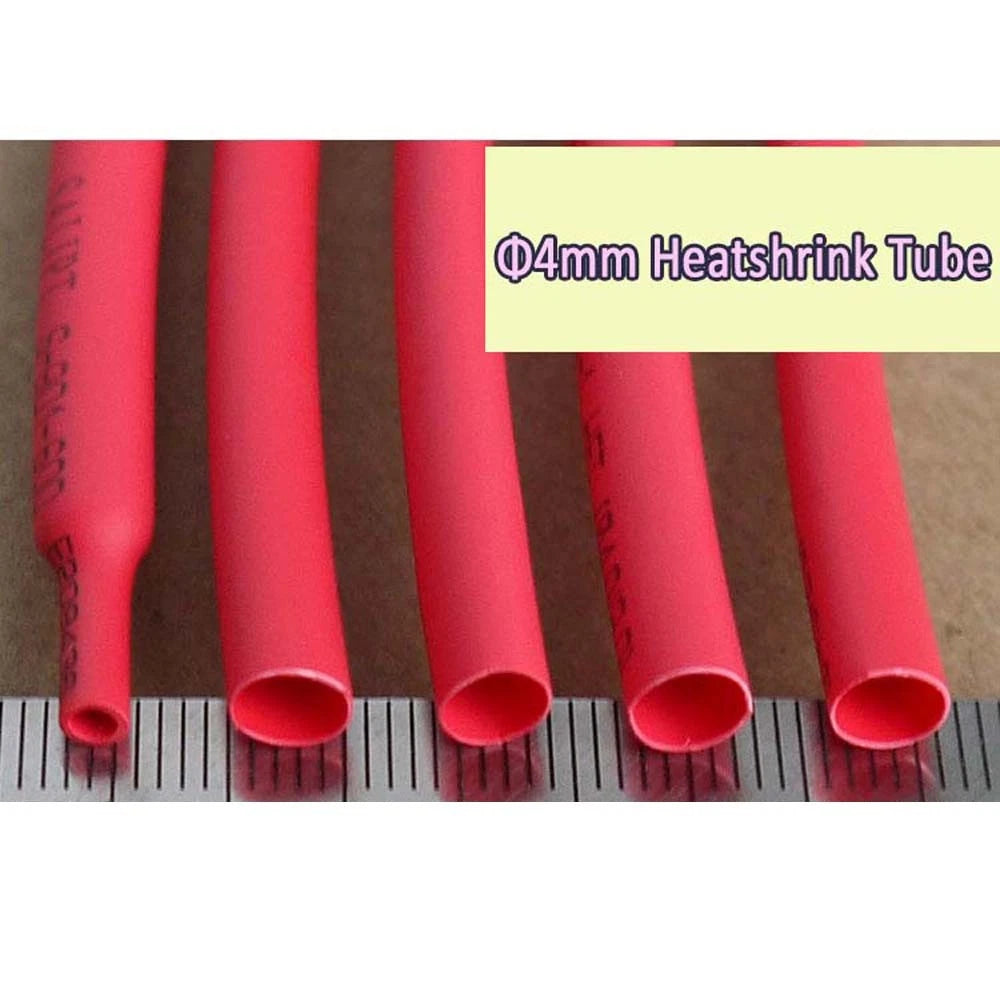 4mm Heat Shrink Tubing 2:1 Ratio – Wire Sleeving Wrap, 7 Colors