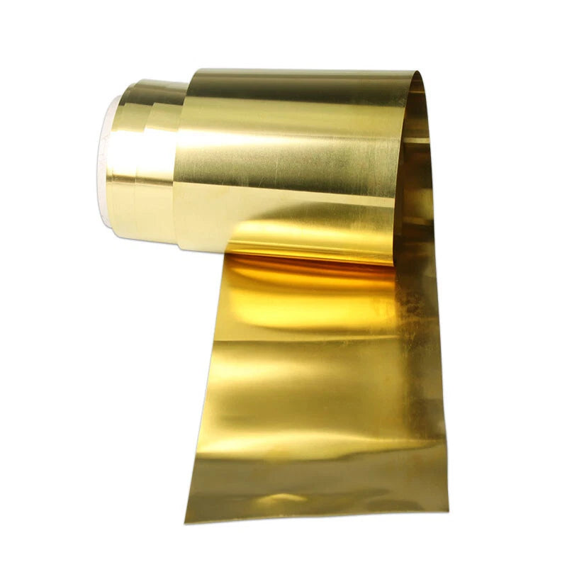 10-300x1000mm Brass Sheet Plate Cu Metal Foil Panel Strip Roll Thick 0.01mm-1mm