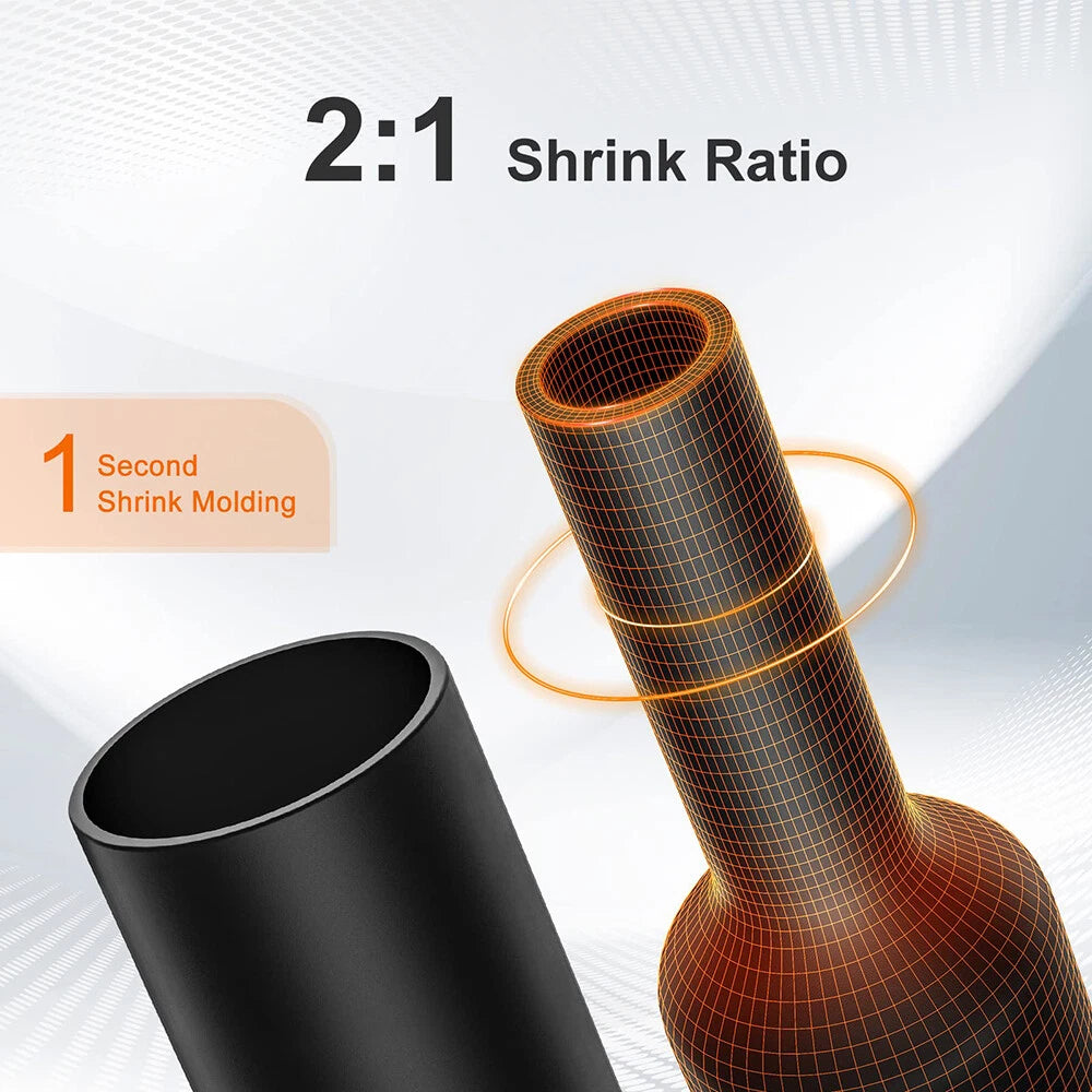 5.5mm Heat Shrink Tubing 2:1 Ratio – Polyolefin Wire Insulation Sleeve, 7 Colors