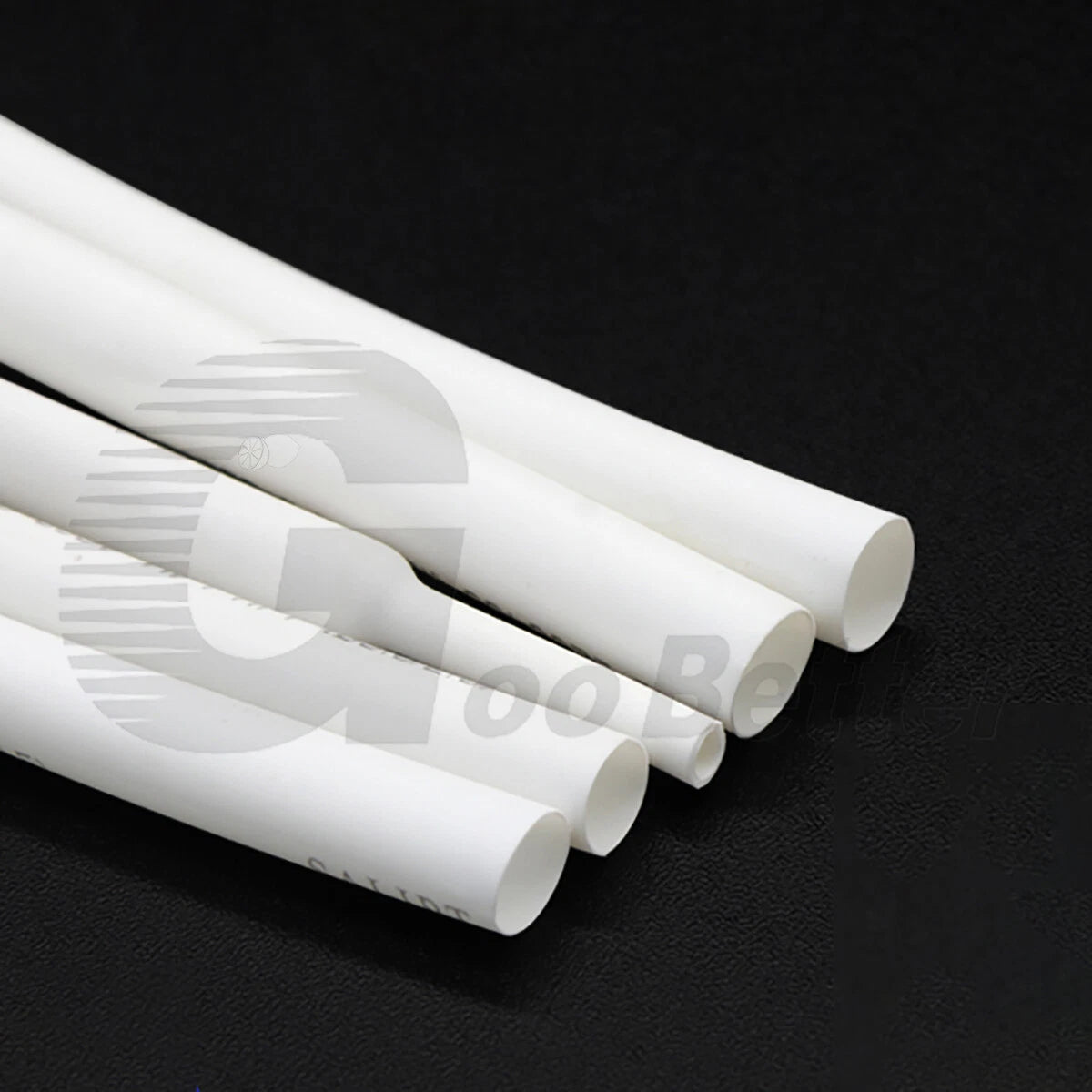 White Heat Shrink Tubing — 2:1 / 3:1 / 4:1 Ratio, Φ0.6mm–80mm, Wire & Cable Sleeving