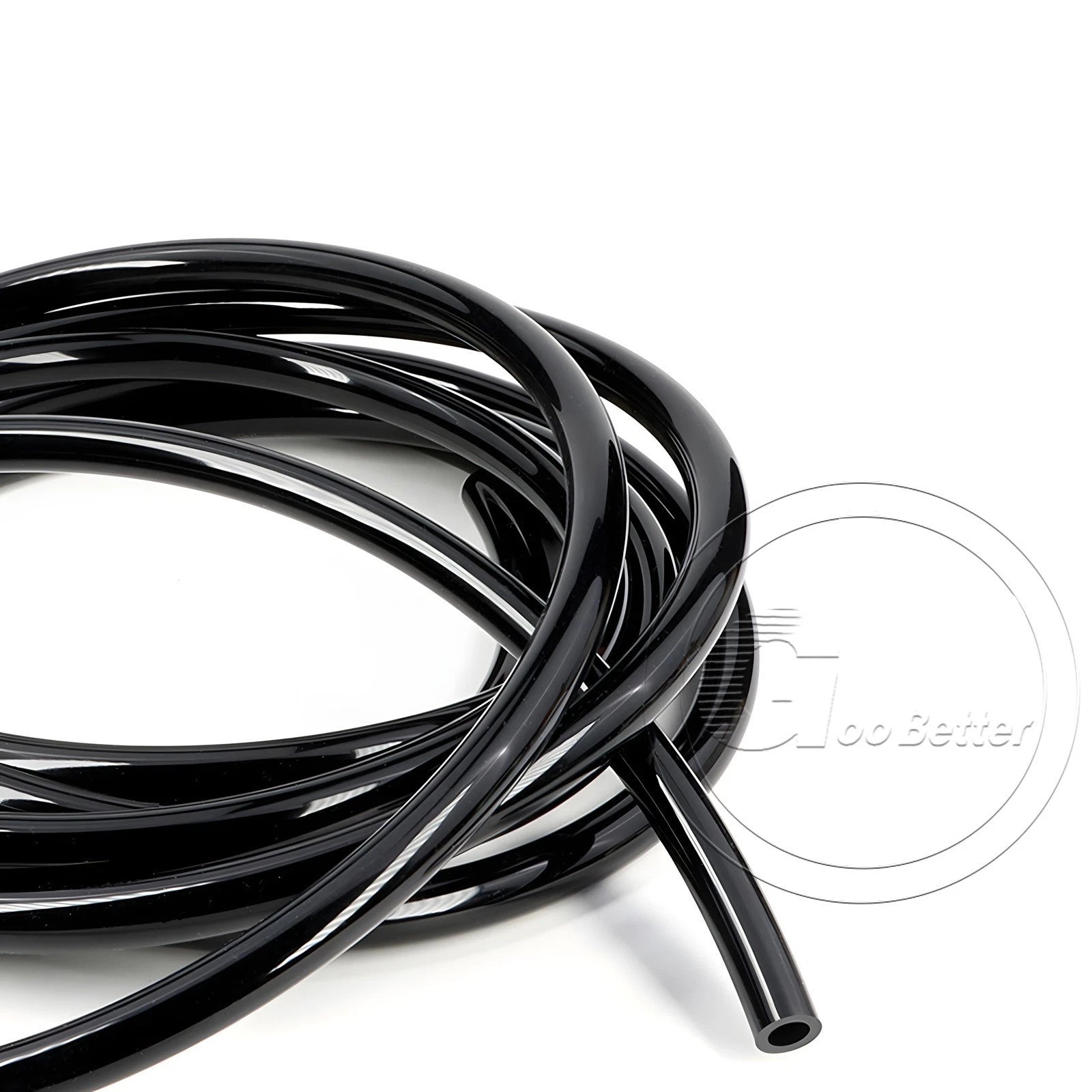 Black Silicone Rubber Tube – ID 0.5–60mm × OD 1–68mm Flexible Hose Pipe