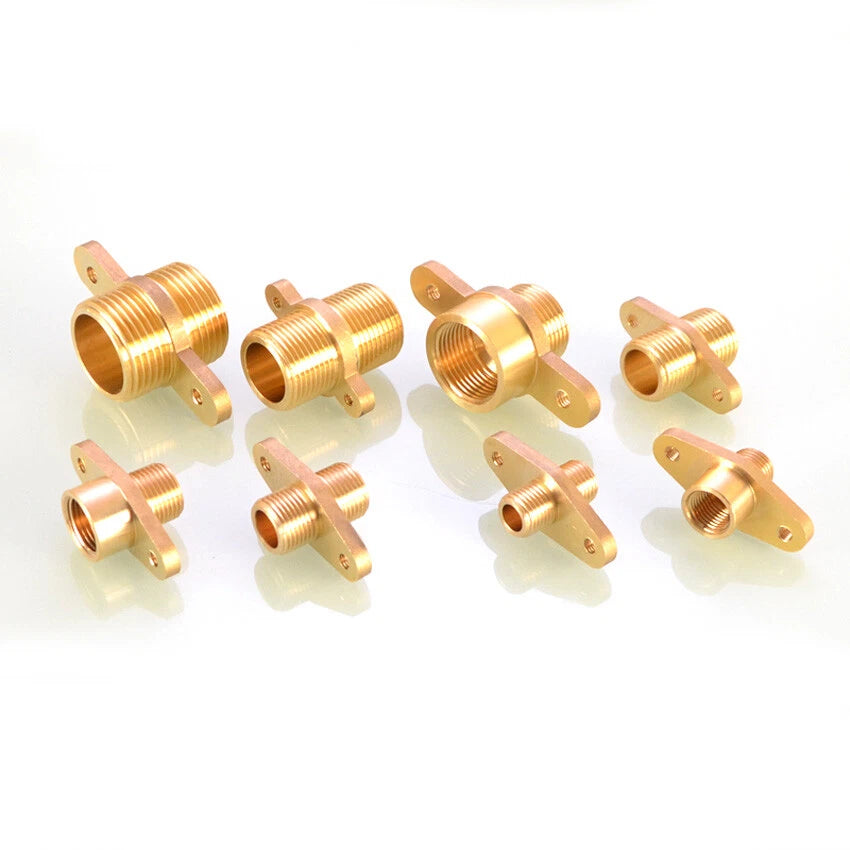 BSP Brass Pipe Fitting Connector Adapter – Flange Fixed, Female/Male Thread