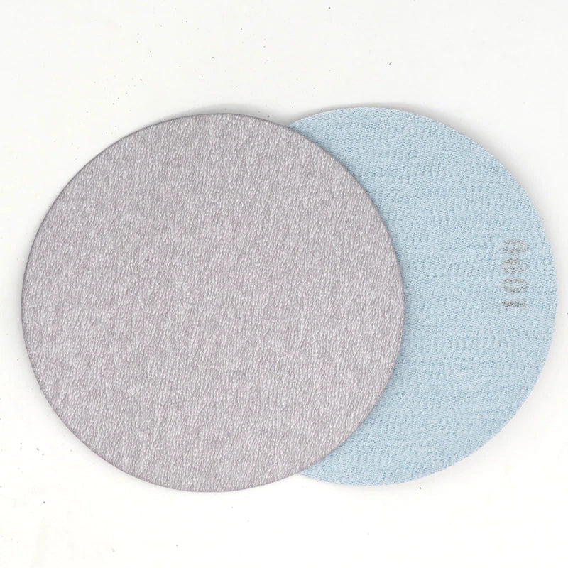 1/2/3/4/5/6/7 inch Hook & Loop Sanding Disc Orbital White Sandpaper Pads Wet Dry