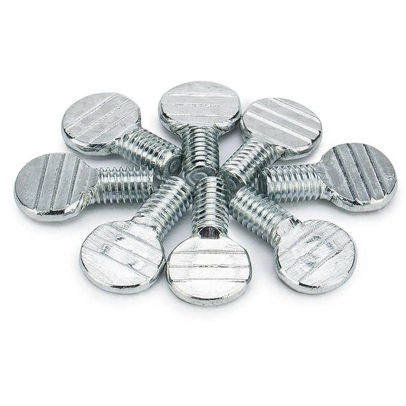 M5 M6 M8 Spade-head Thumb Screws Thumb Screw - Galvanized carbon steel