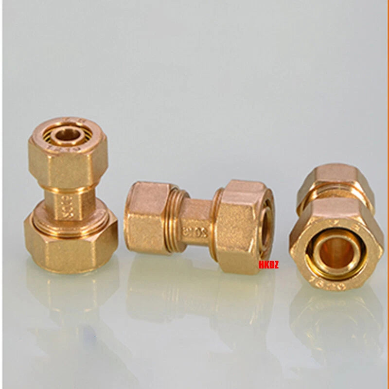 Push-Fit Tube Fittings for 12mm & 16mm Pipe — Straight, Elbow, Tee, Ball Valve, 1/2" & 3/4" NPT