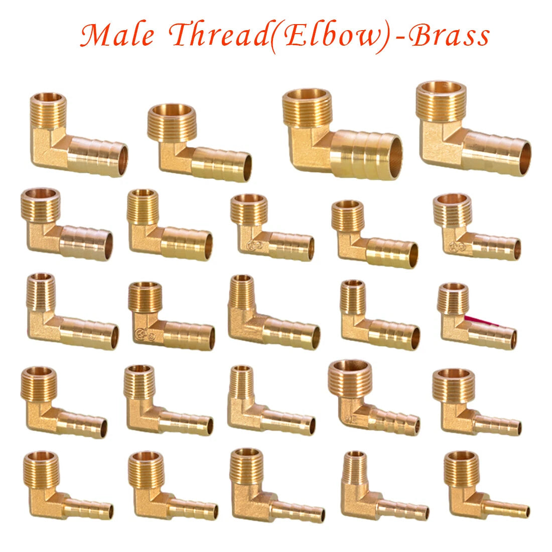 BSP Hose Barb Fittings — Brass & Stainless Steel, Male/Female Thread, Elbow, T, Y, Cross