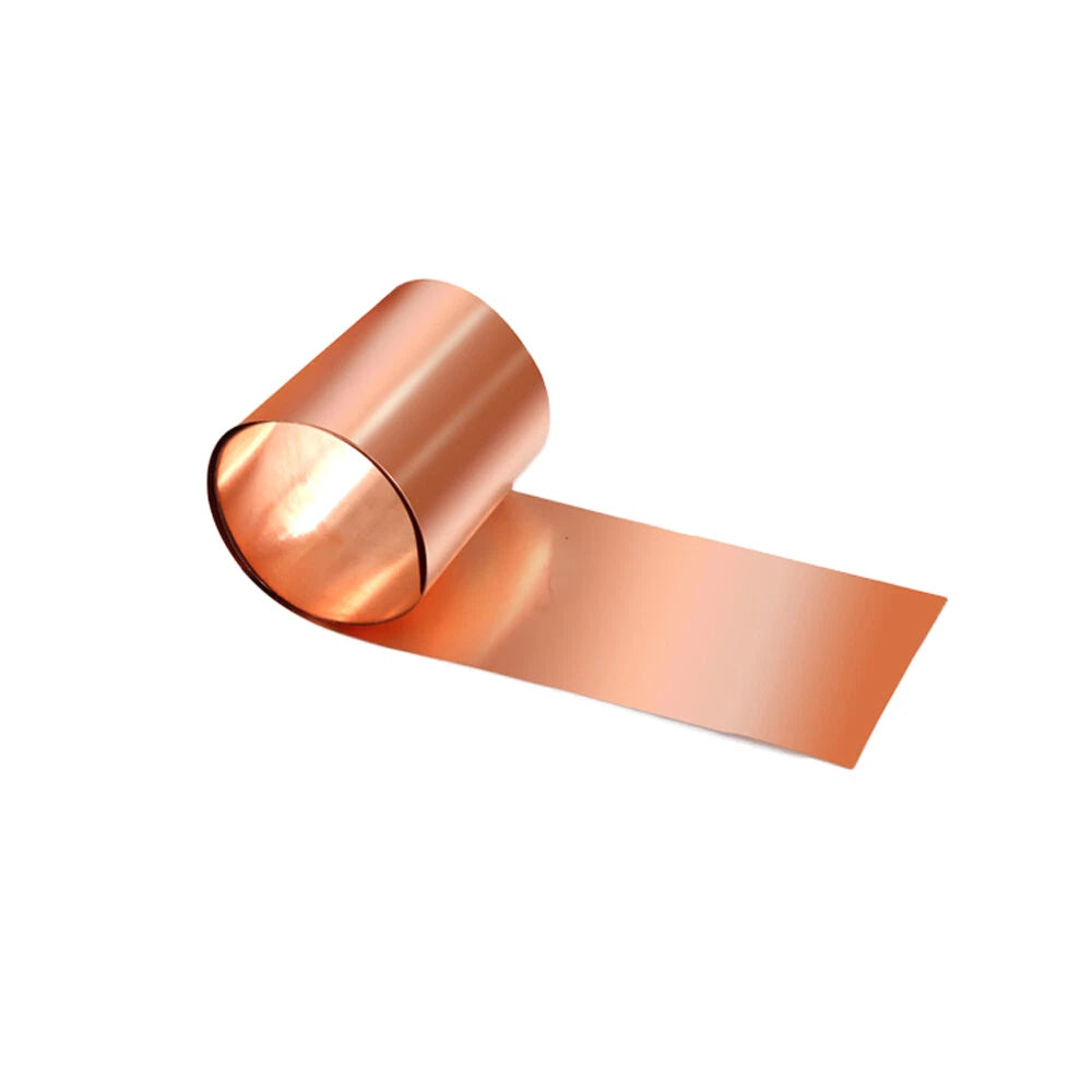 1 Meter Copper Sheet Strip Pure Cu Thin Foil Plate Thick 0.05-1mm Width 10-50mm