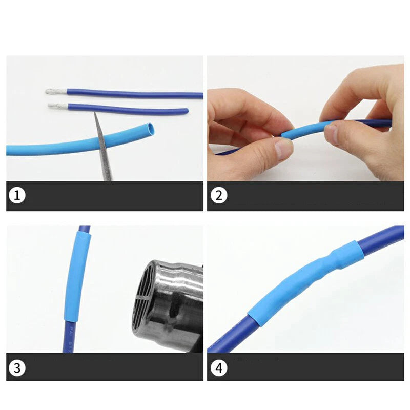 3:1 Red Adhesive Heat Shrink Tubing – Glue Lined Waterproof Sleeving
