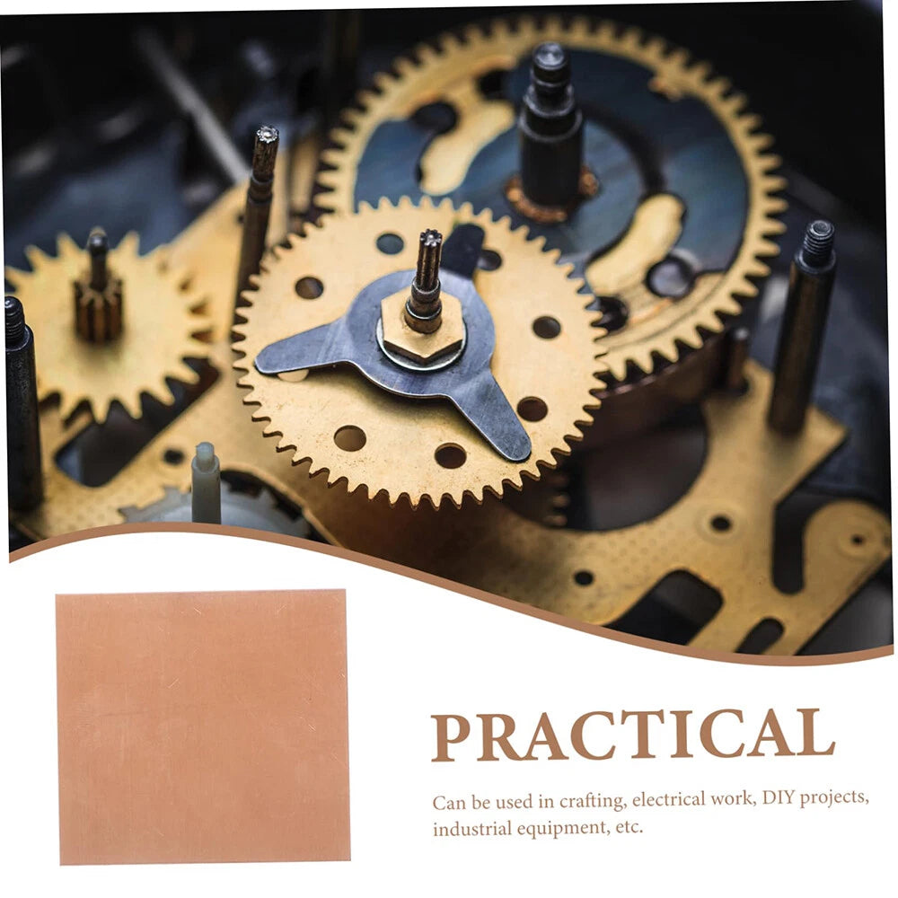 0.5mm to 4.0mm Thick T2 Pure Copper Plate/Sheet Copper Block Laser Cut Many Size
