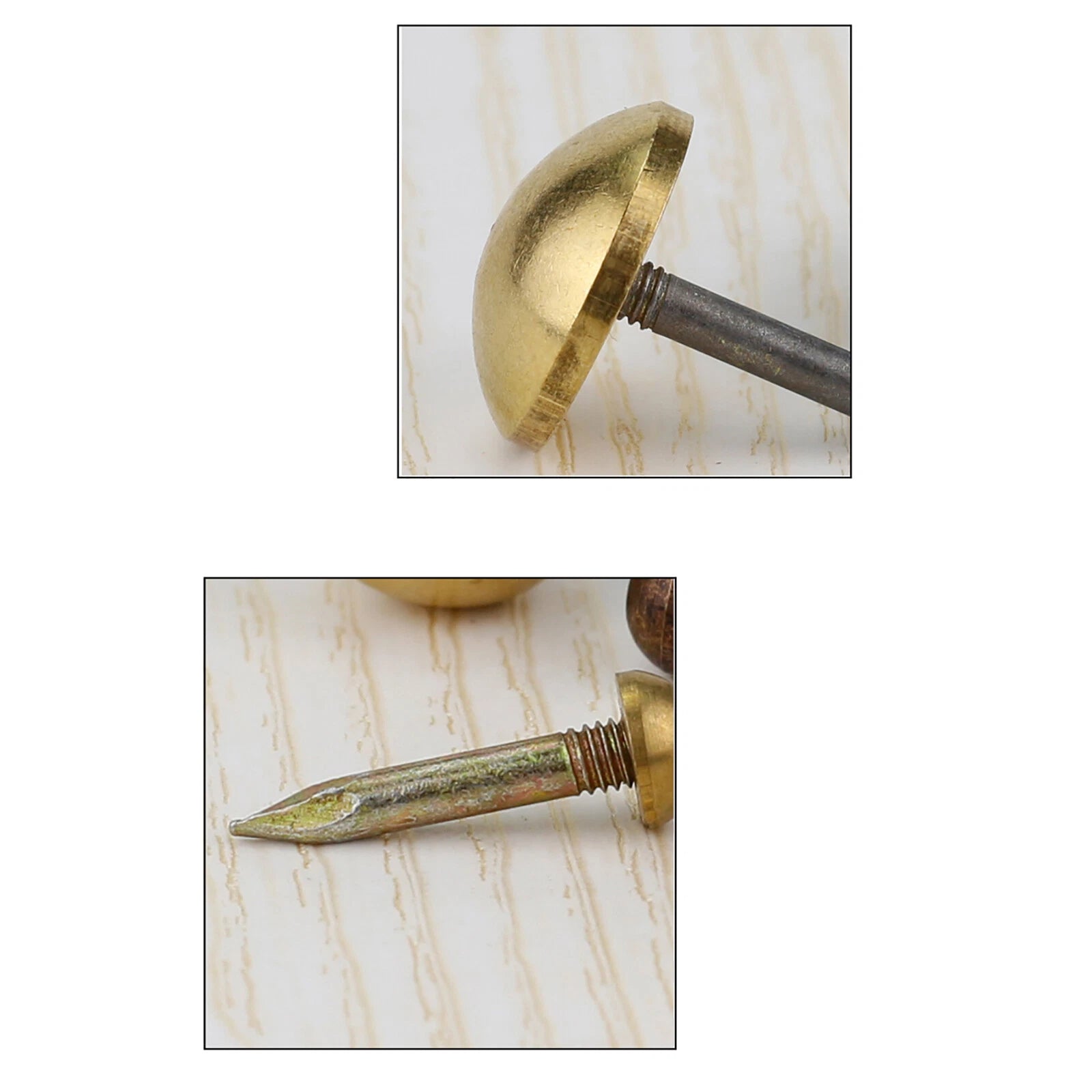 Antique Solid Brass Decorative Upholstery Dome Nails Furniture Chair Sofa Screws
