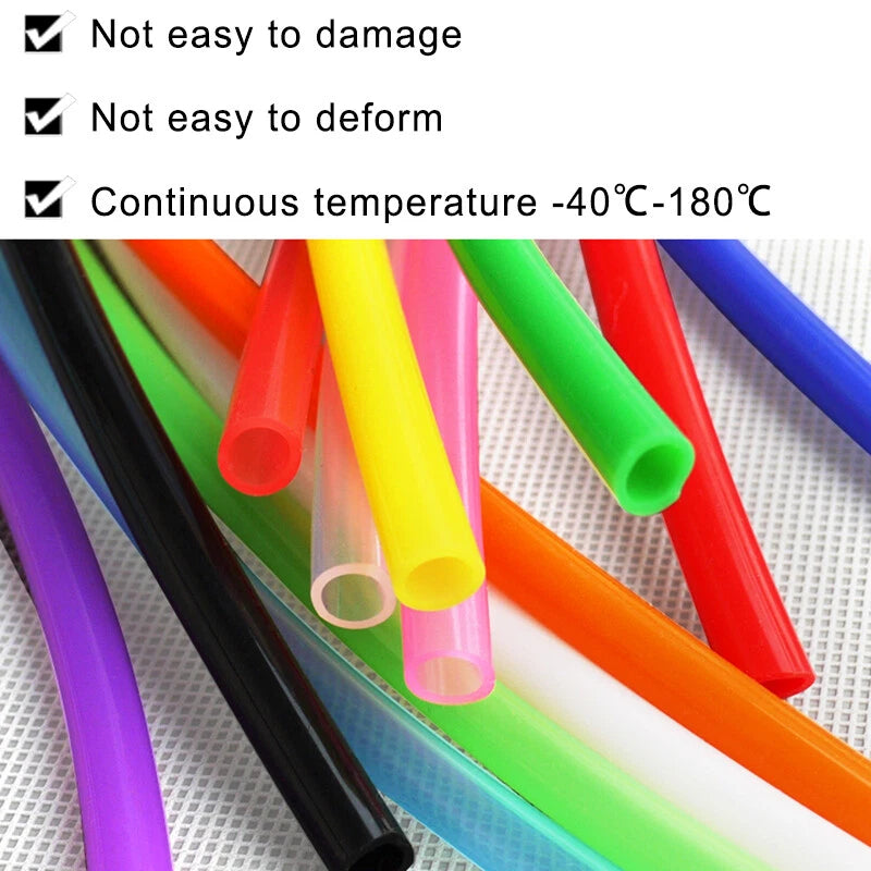 Color Silicone Tube Food Grade Flexible Tubing Hose Rubber Pipe I.D 2 4 5 6 8mm