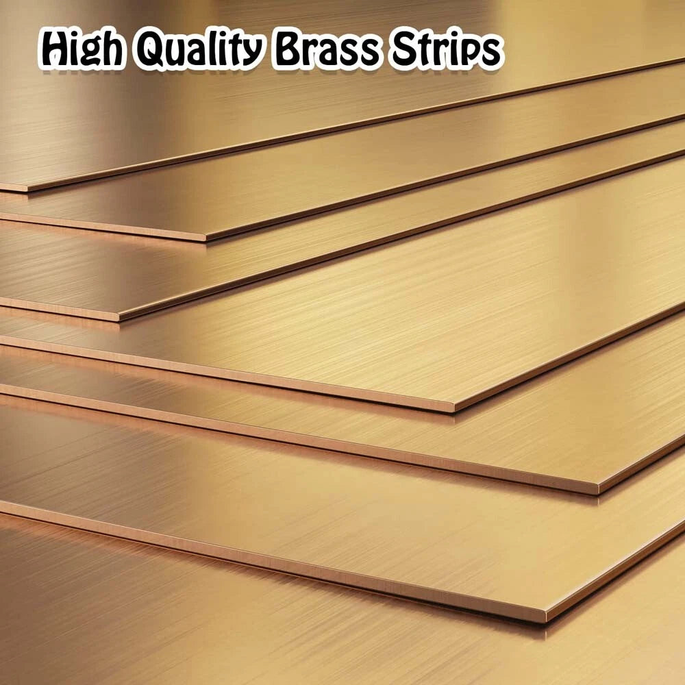 Brass Plate Sheet Thick 0.5/0.8/1/1.2/2/2.5mm-6mm Brass Metal Thin Sheet Plate