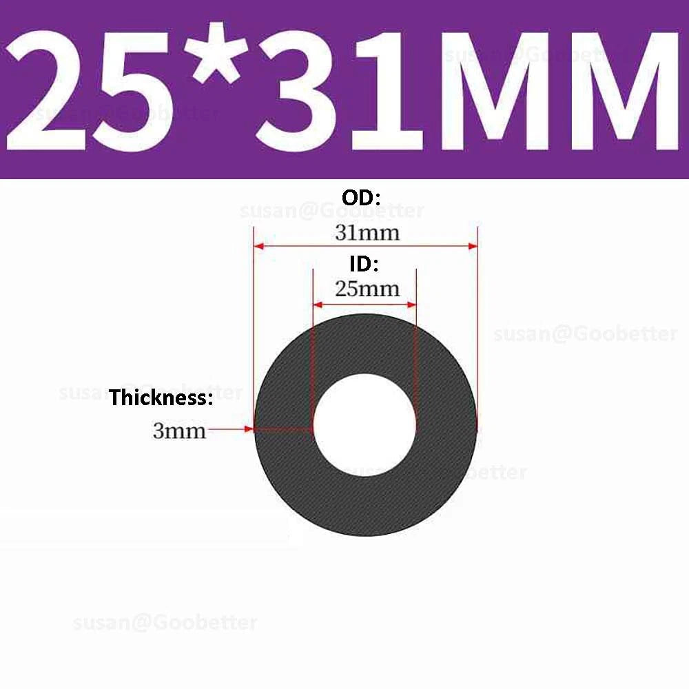 Silicone Hose Pipe Tube Water Air Black Rubber Tubing Tube ID 0.5mm to 38mm