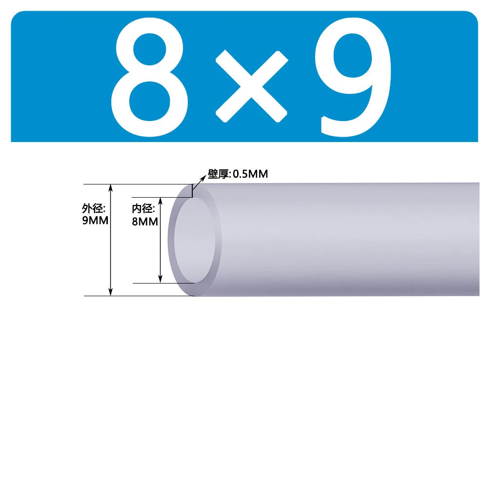 Food Grade Clear Silicone Tube Beer Milk Hose Pipe Soft Rubber ID 0.5mm - 38mm