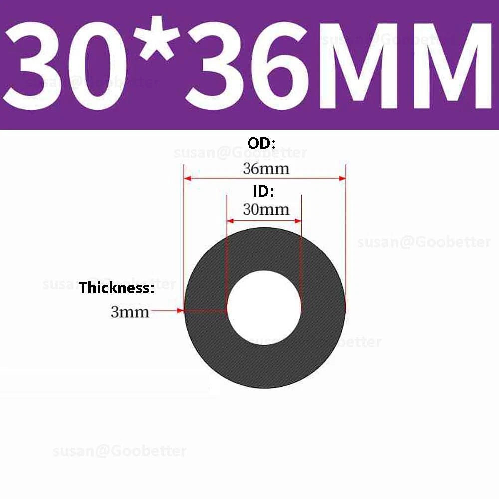 Silicone Hose Pipe Tube Water Air Black Rubber Tubing Tube ID 0.5mm to 38mm