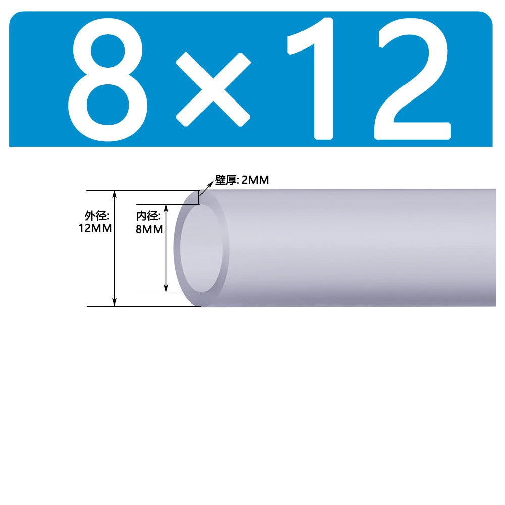 Food Grade Clear Silicone Tube Beer Milk Hose Pipe Soft Rubber ID 0.5mm - 38mm