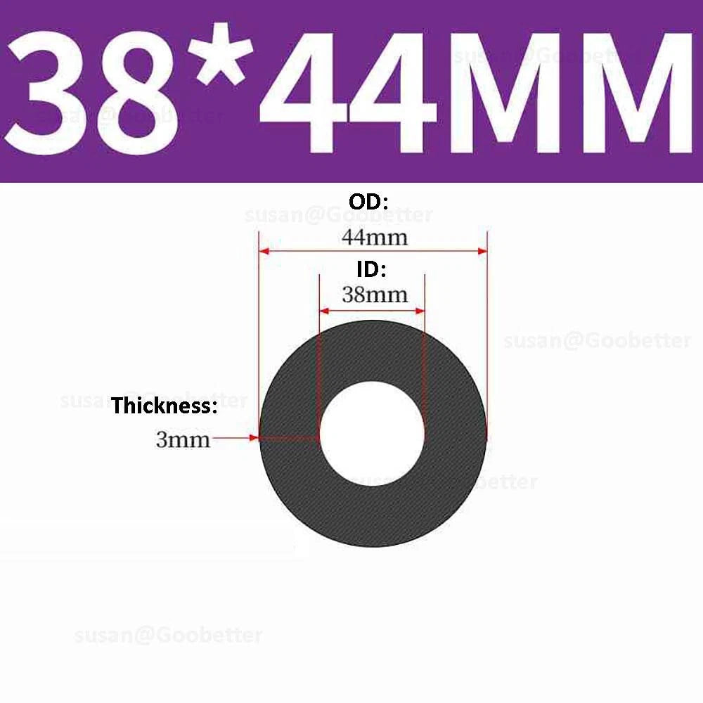 Silicone Hose Pipe Tube Water Air Black Rubber Tubing Tube ID 0.5mm to 38mm