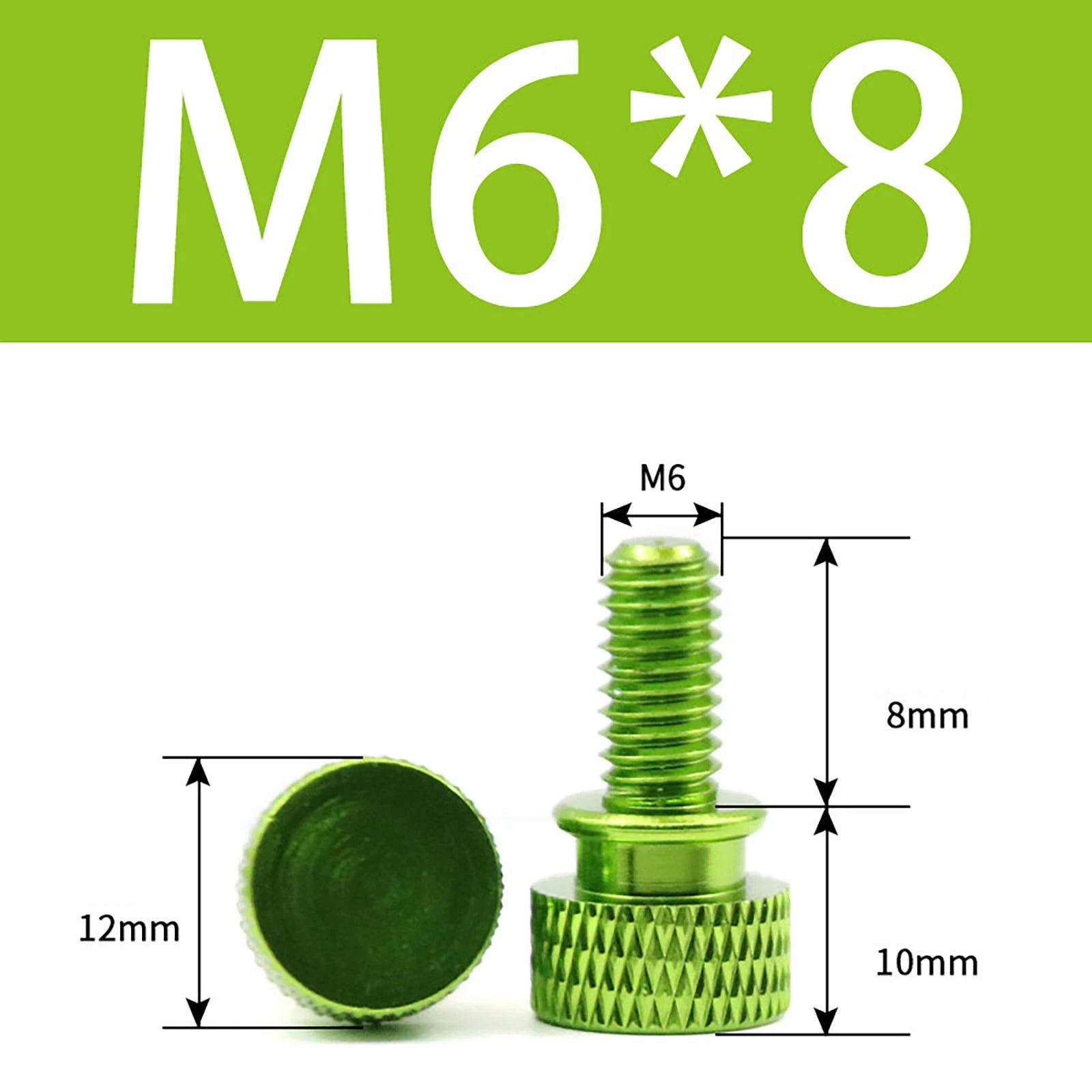 Aluminum Thumb Screws M5 M6 Knurled Hand Bolts Anodized PC Case Hobby DIY Stock