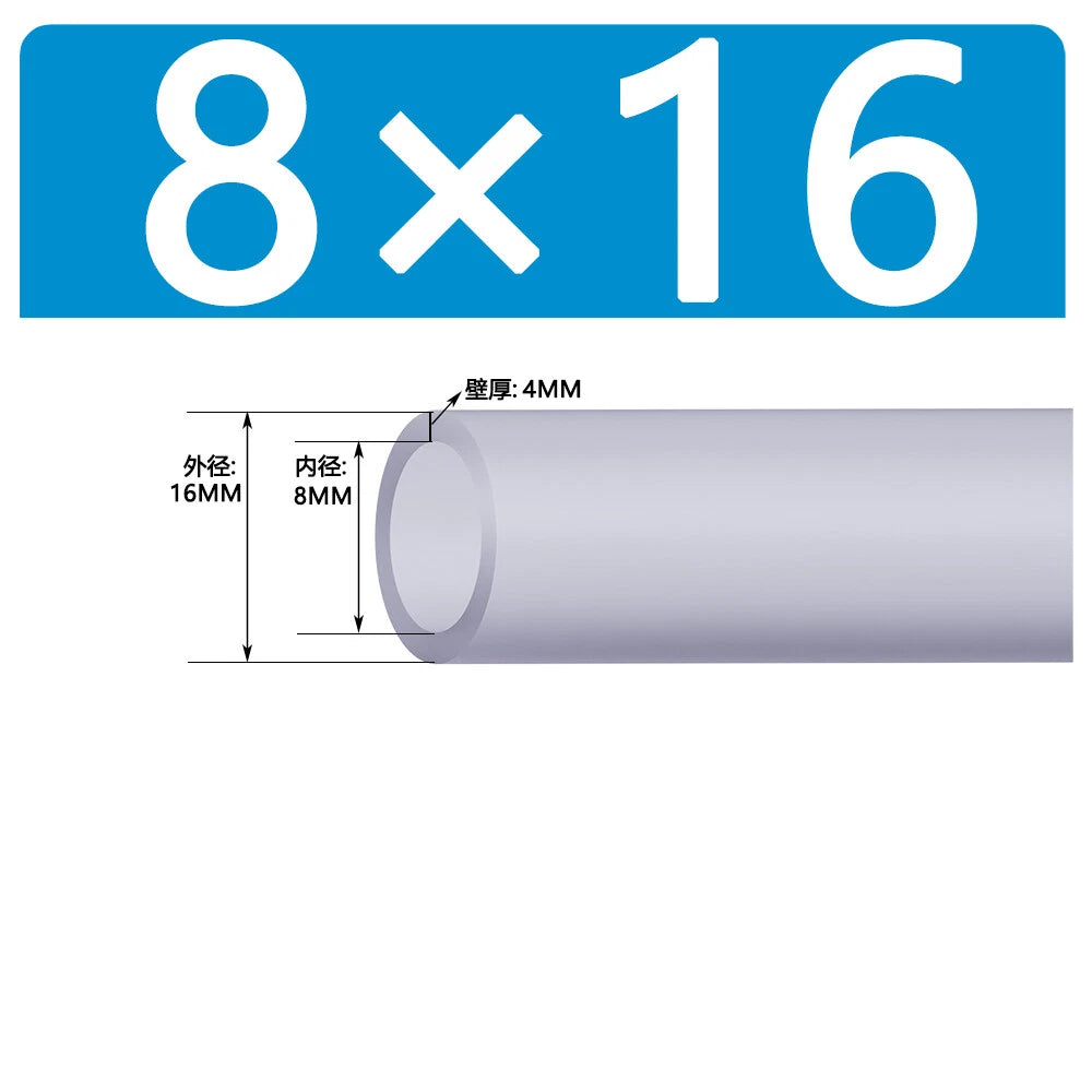 Food Grade Clear Silicone Tube Beer Milk Hose Pipe Soft Rubber ID 0.5mm - 38mm