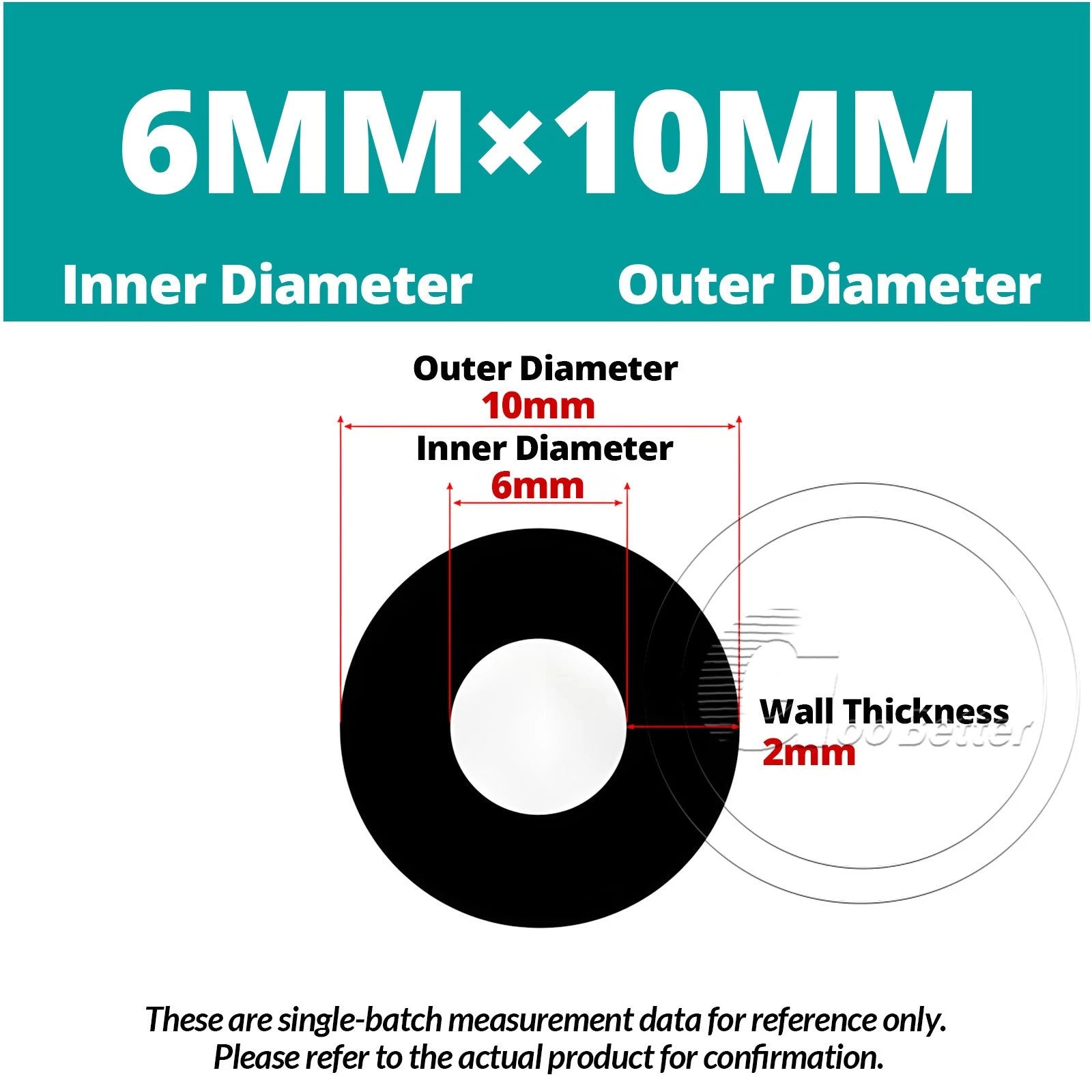 Black Silicone Rubber Tube – ID 0.5–60mm × OD 1–68mm Flexible Hose Pipe