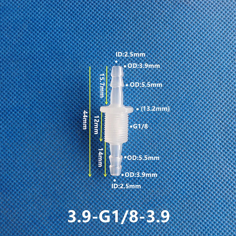 Plastic Barbed Bulkhead Fitting with Male Thread — Hose Tail Pipe Connector