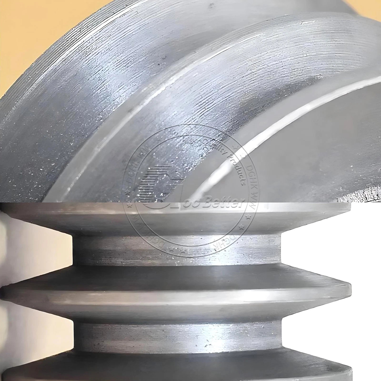 Cast Iron Drive Pulley Double Groove 2A Flat For A/V Belt Pulley OD 60mm-180mm