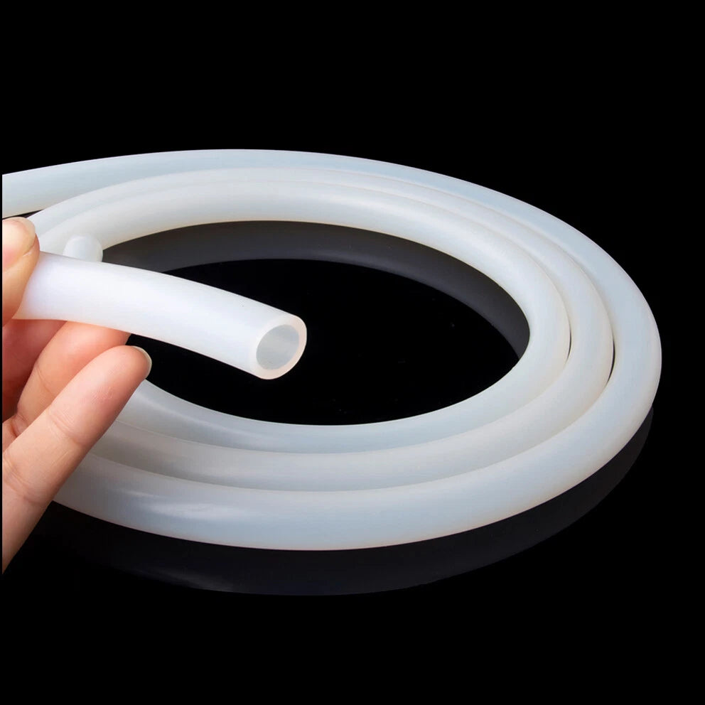 Silicone Tube Hose Beer Vacuum Pipe Food Grade Soft Rubber Translucent ID 2-25mm