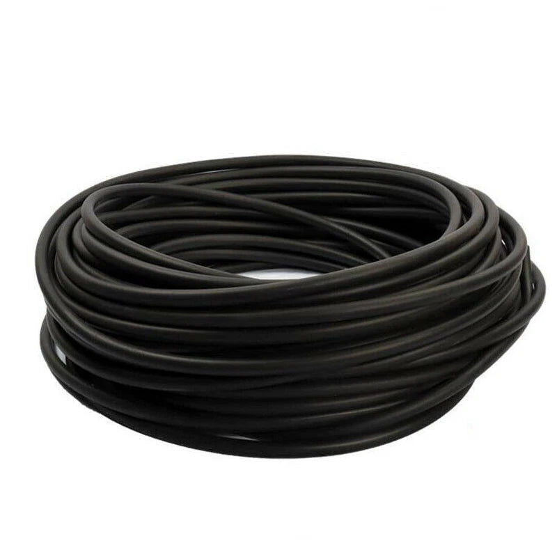 Viton Fluorine Rubber Fuel Hose — Black Fuel Line Tube ID 2–32mm, Petrol Oil Engine Pipe
