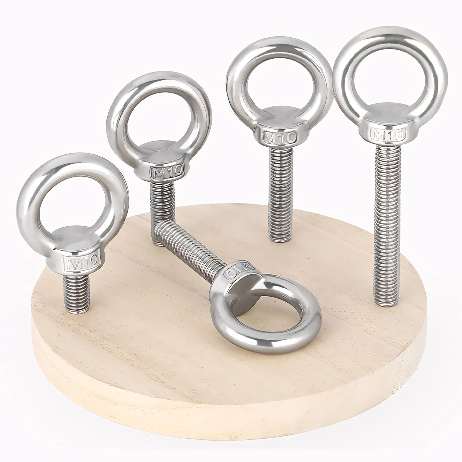 M3 M4 M5 M6 M8 M10 M12 TO M24 LIFTING EYE NUTS & BOLTS A2-304 STAINLESS STEEL