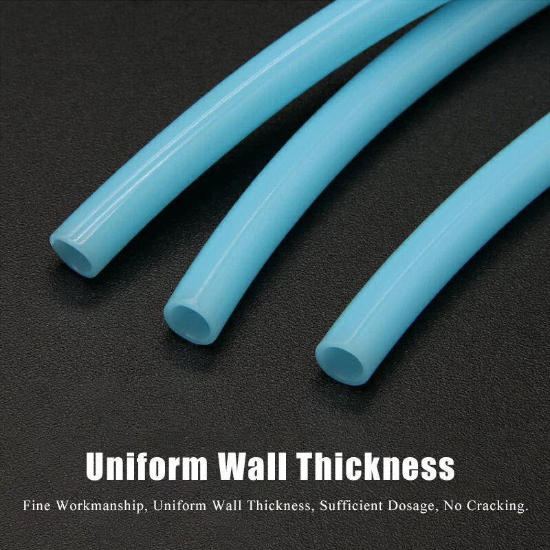 Food Grade Lake Blue Silicone Tube Beer Milk Hose Pipe Soft Rubber 4mm-6mm