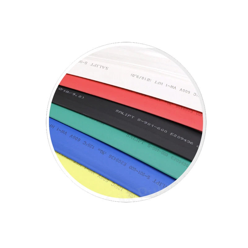 2:1 Heat Shrink Tubing – Wire Insulation Sleeving φ25–45mm, Multiple Colors