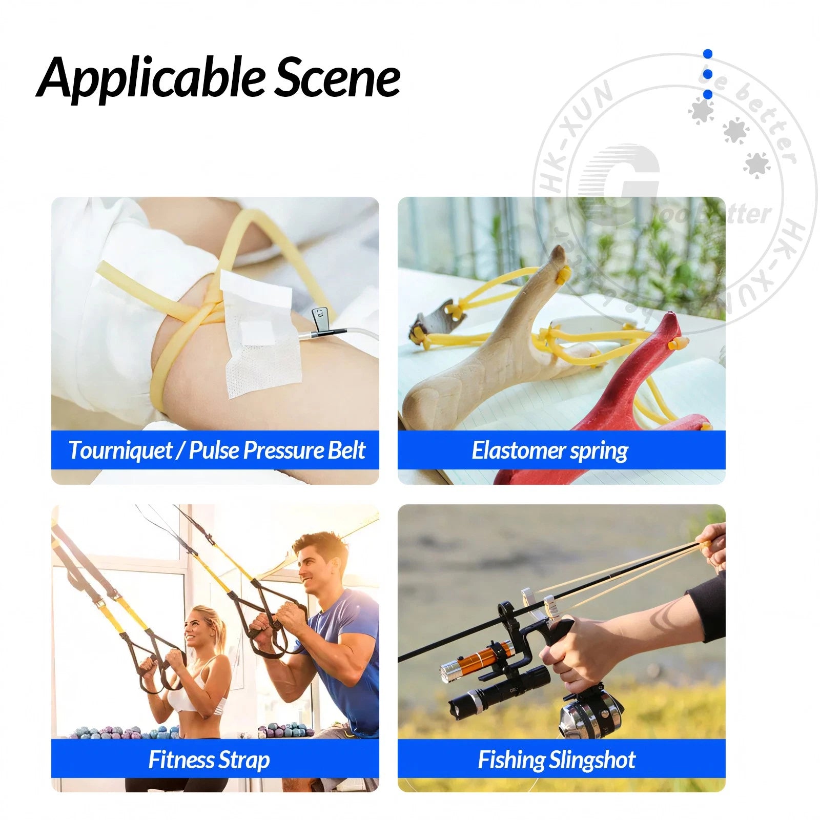 Latex Rubber Tube — Elastic Surgical Tubing for Slingshot, Fishing & DIY