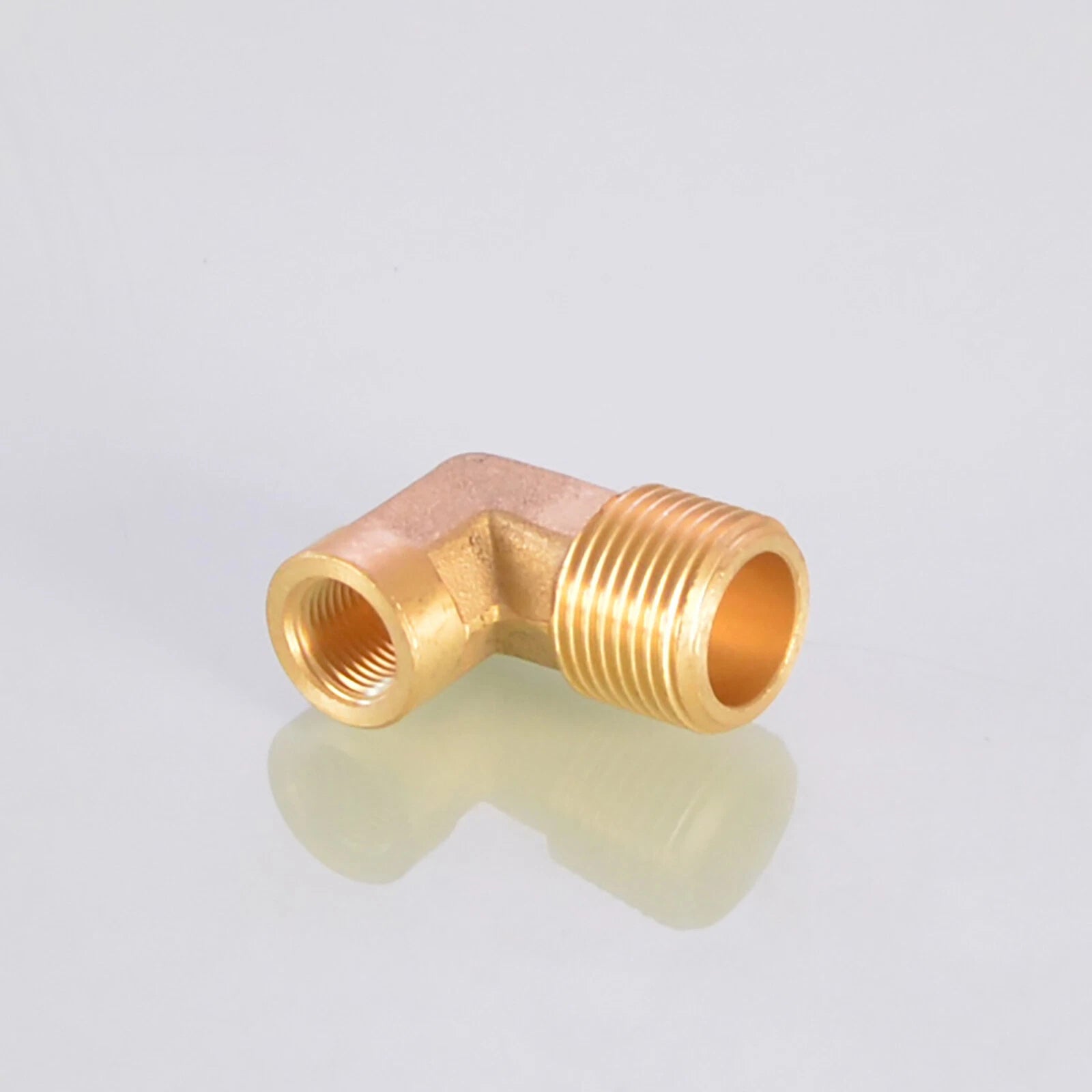 Brass 90° Elbow BSP Threaded Pipe Fitting — Equal & Reducer, 1/8" to 1/2"