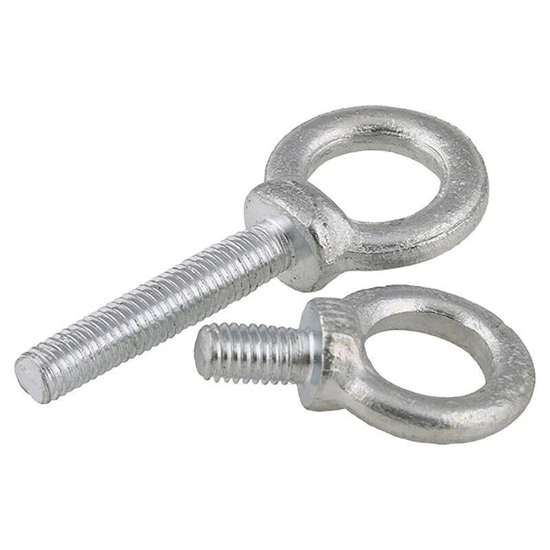 Galvanized Lifting Eye Bolts M6 M8 M10 M12 M14 M16 M18 M20 — O - Ring Eye Bolts for Rigging & Lifting - HomeDIYer