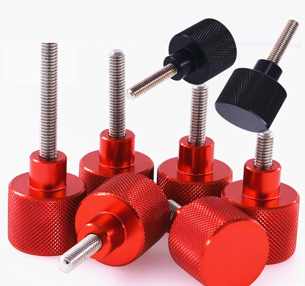 M5 M6 Aluminium Knurled High Thumb Screws Stainless Steel Hand Grip Knob Bolts