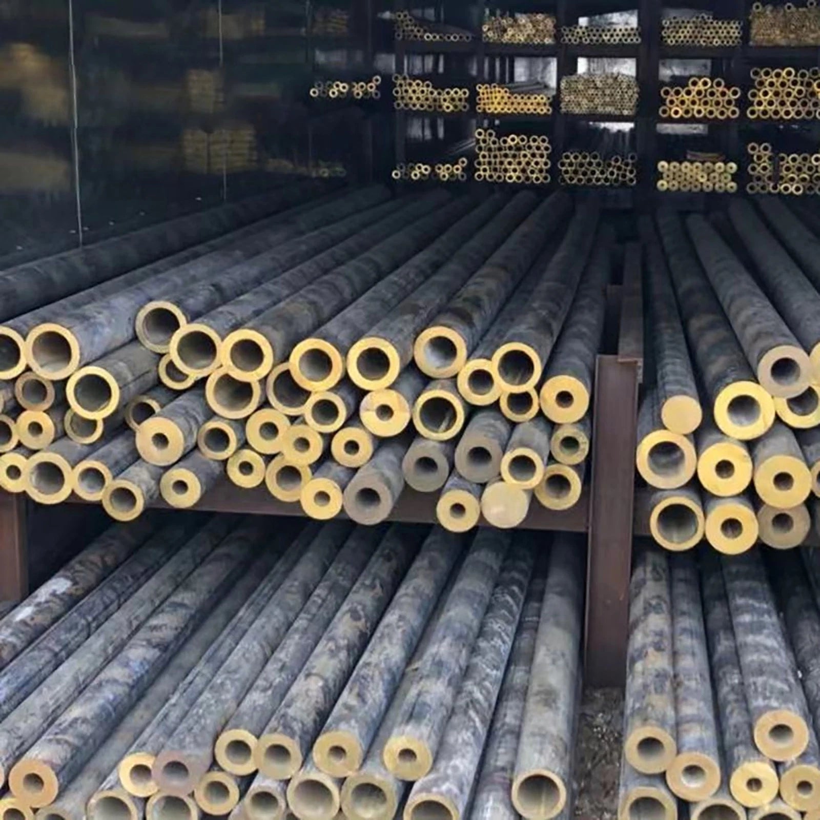 Brass Bronze Round Tube | OD 25–95mm × ID 15–75mm × 100mm Length