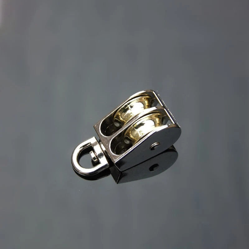 Single Dual Pulley Rope Pully Lifting Wheel Swivel 43mm 58mm 86mm Zinc Alloy