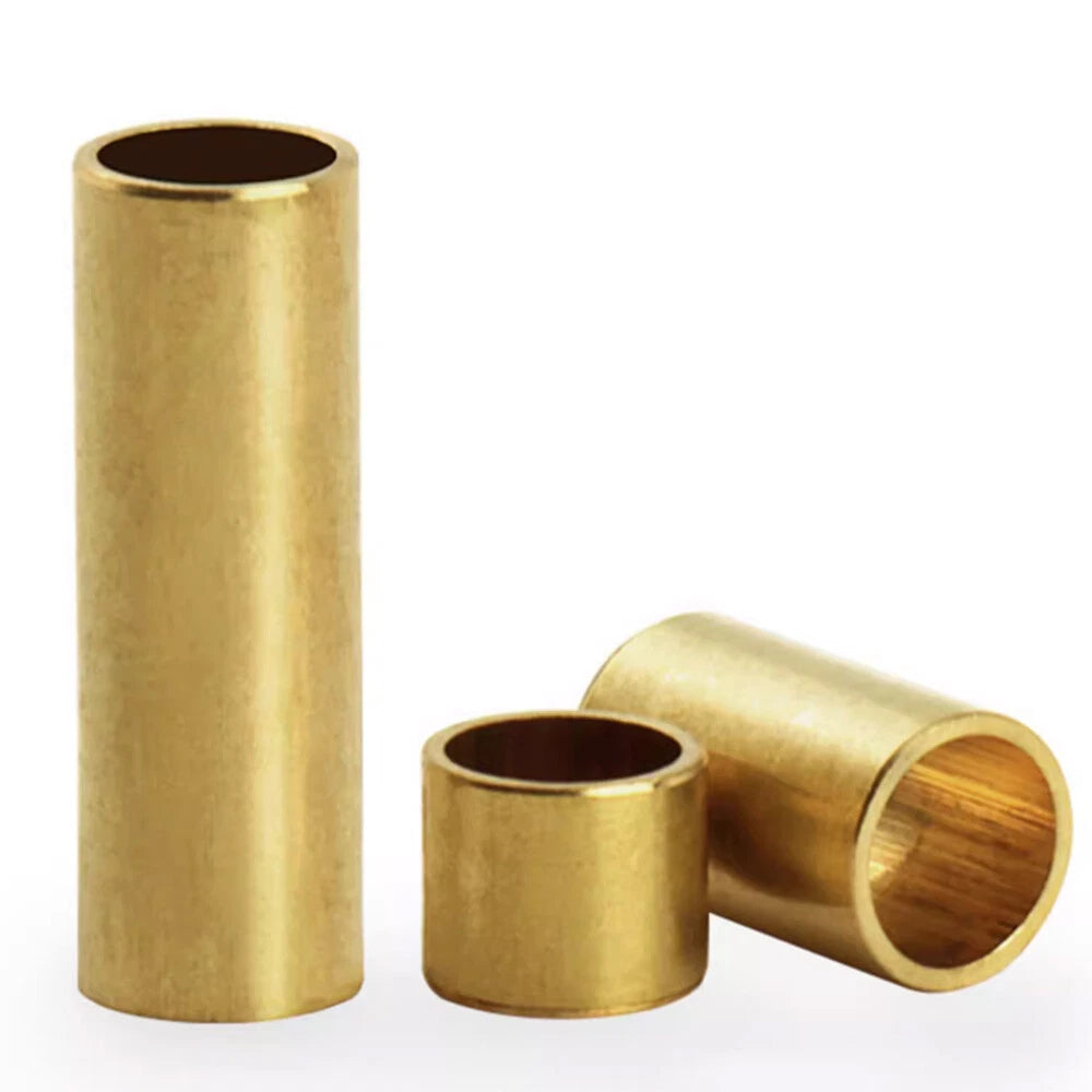 Seamless Brass Round Tube — Inner Dia 2mm to 5mm, Multiple Lengths