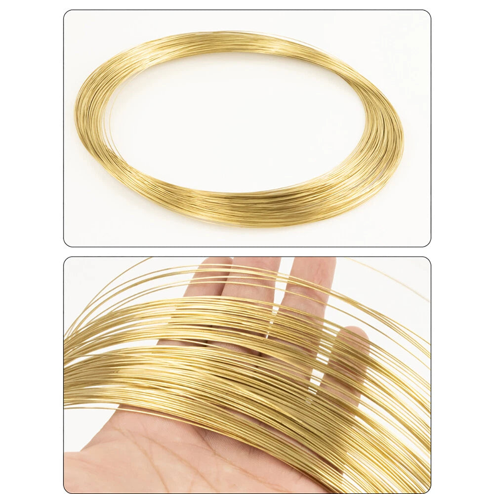 Brass round wire (Bare) 0.3mm 0.4mm 0.5mm 0.6mm 0.8mm to 5.0mm jewellery/craft