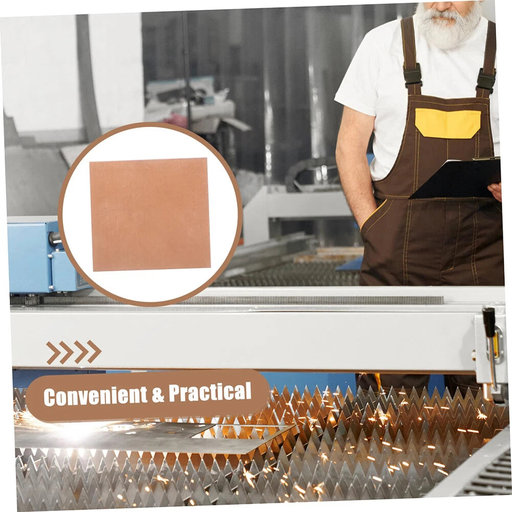 0.5mm to 4.0mm Thick T2 Pure Copper Plate/Sheet Copper Block Laser Cut Many Size